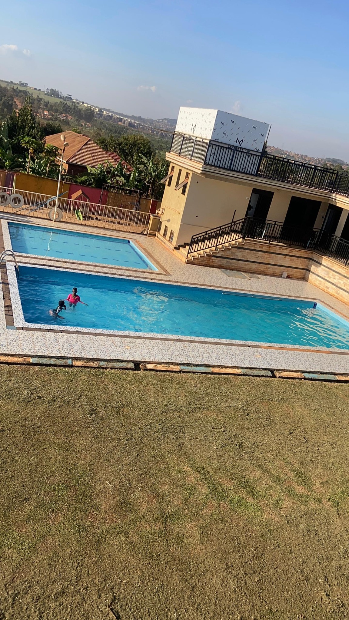 Romil Gardens pool and grounds